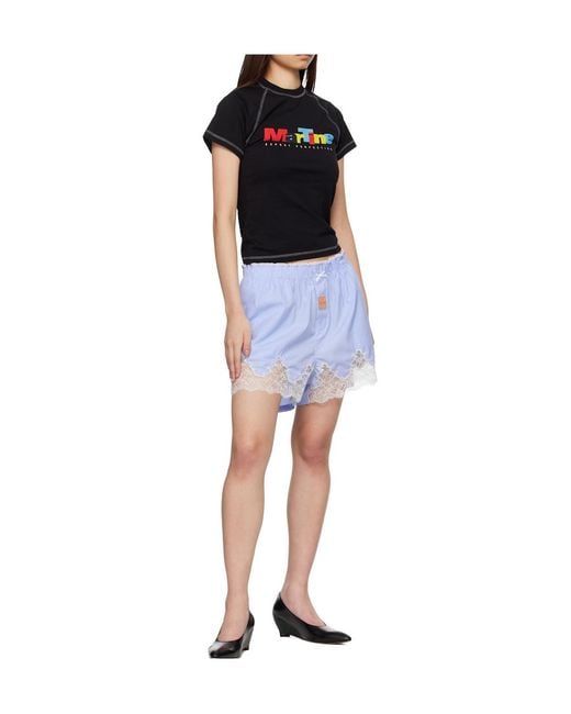 Martine Rose Blue French Knickers for men