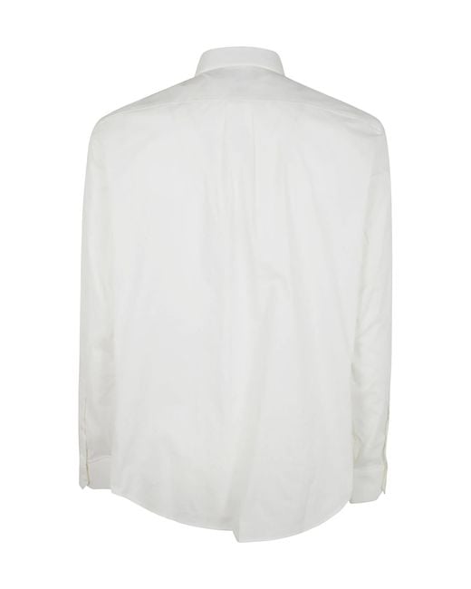 Michael Kors White Cotton Shirt for men