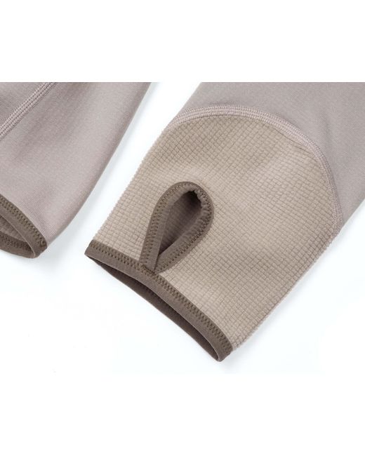 Satisfy Gray Half-Zip Sweatshirt for men