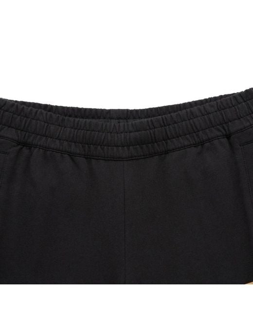 EA7 Black Elastic Waist Casual Pants for men