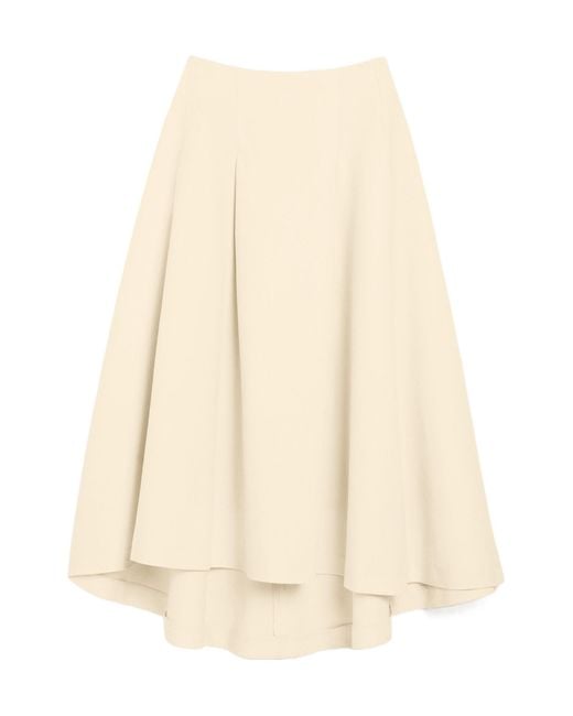 AMI Natural A-Line Long Skirt