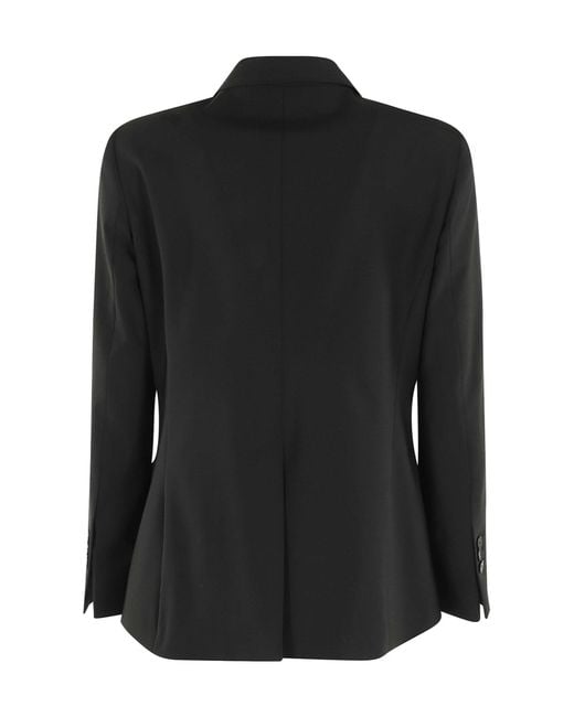 Seventy Black Double-Breasted Suit