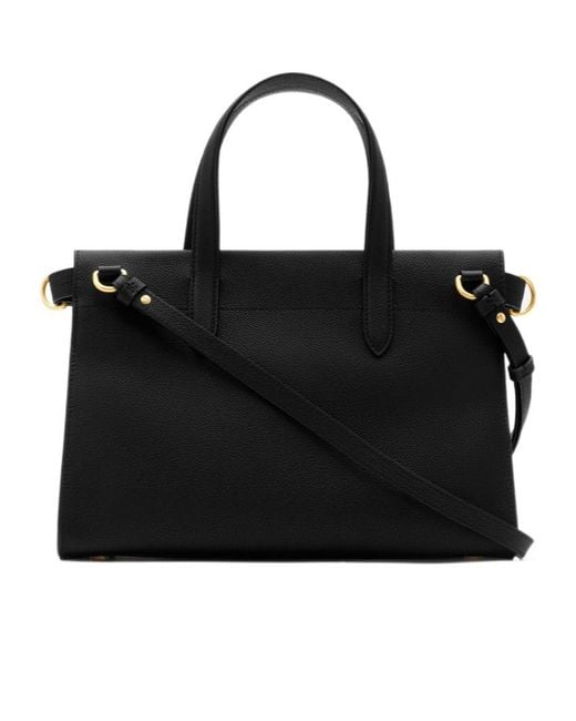 Burberry Black Small Cotswolds Tote Bag