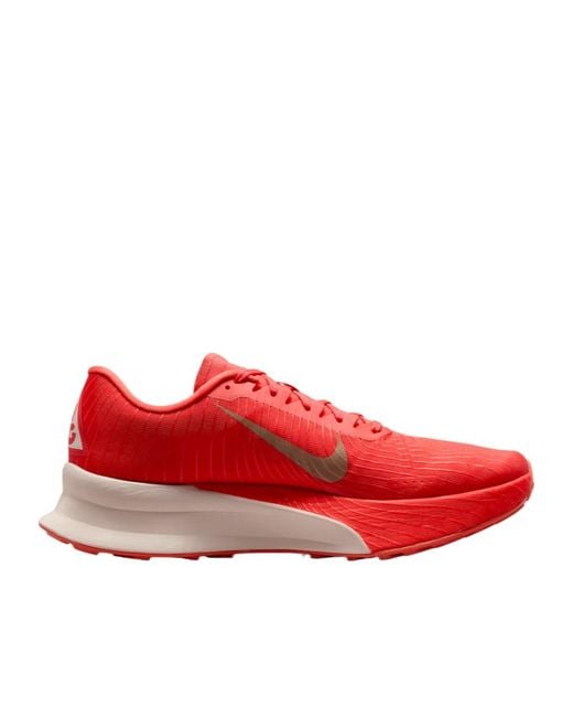 Nike Red Acg Ultrafly Trail Racing Shoes for men