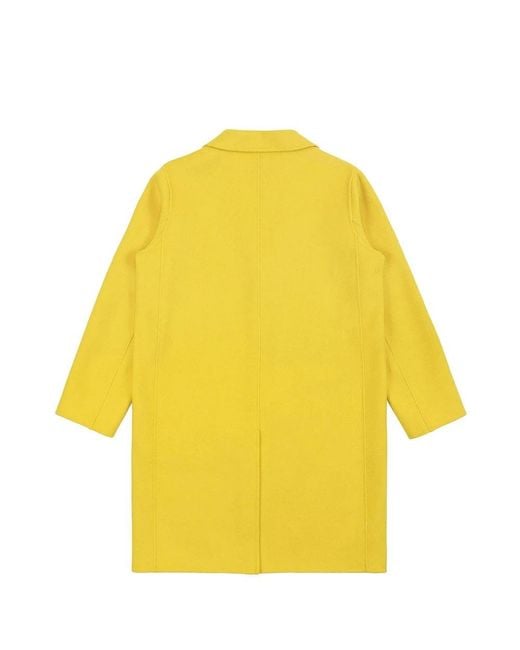 Weekend by Maxmara Yellow Lapel Coat