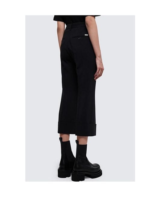 DSquared² Black Cropped Flare Trousers