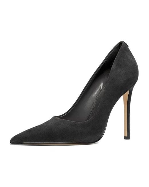 Michael Kors Metallic Pointed-Toe Suede Heeled Pumps
