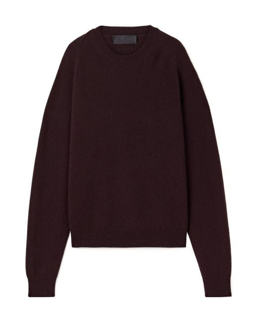 Nili Lotan Purple Trisha Cashmere Knitwear