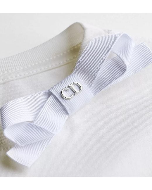 Dior White Short-Sleeved T-Shirt