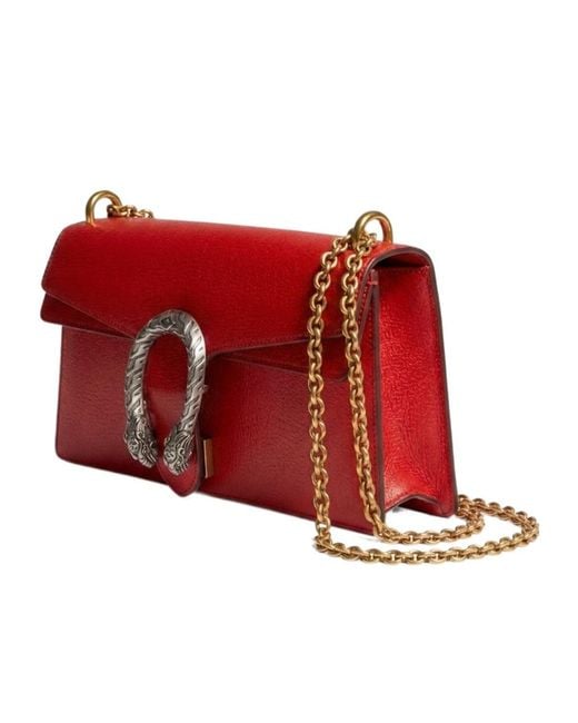 Gucci Red Dionysus Medium Shoulder Bag