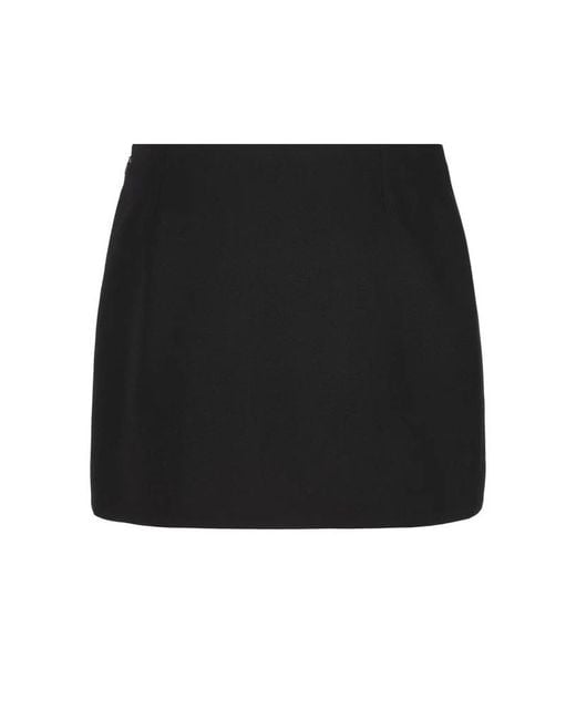 Givenchy Black Mini Tailored Skirt