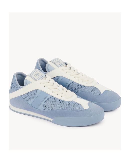 Chloé Blue Chloé Kick Lace-Up Sneakers