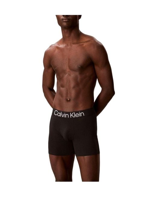 Calvin Klein Black Solid Color Single Boxer for men