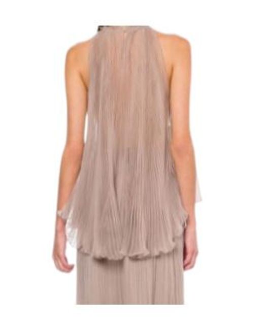 Alberta Ferretti Pink Sleeveless Top