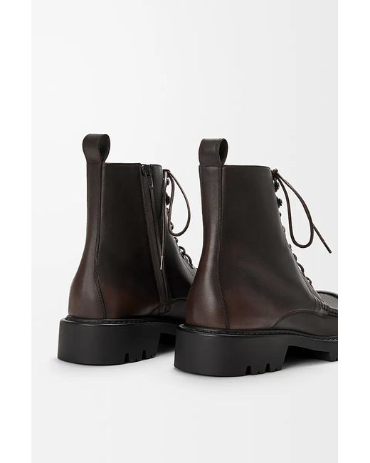 Loewe Black Sierra Lace-Up Ankle Combat Boots for men