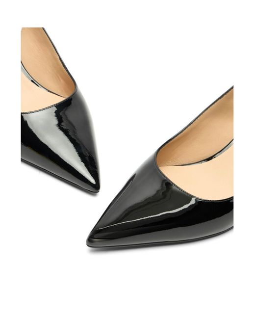 Stuart Weitzman Black Stuart Sculpt Slingback 50