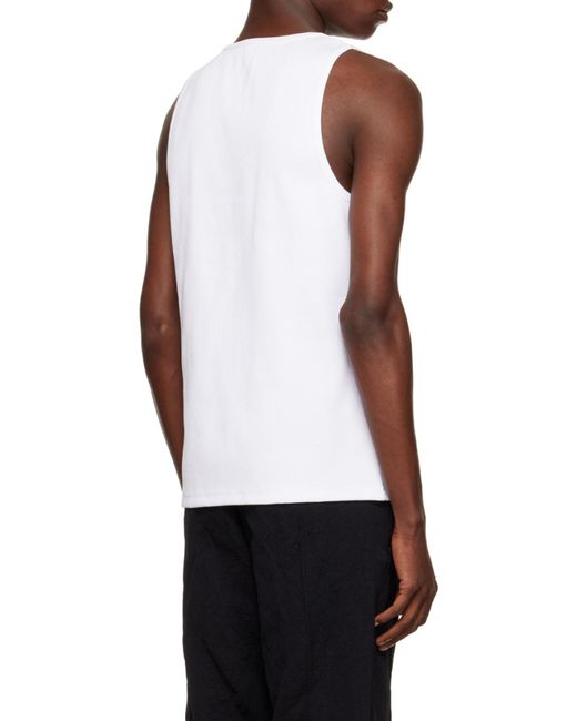 Bottega Veneta White Scoop-Neck Tank Top for men