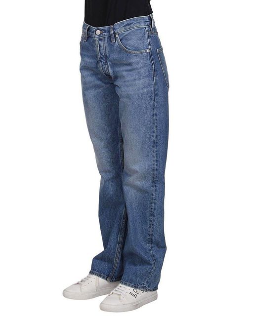 Maison Margiela Blue Faded Straight-Leg Jeans