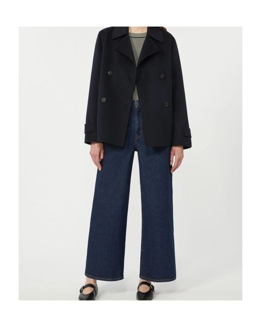 Max Mara Gray Striped Long-Sleeve Top