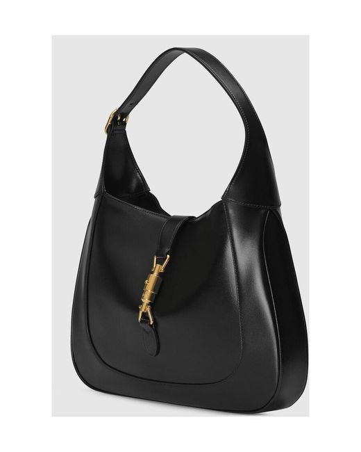 Gucci Black 1961 Jackie Medium Hobo Shoulder Bag
