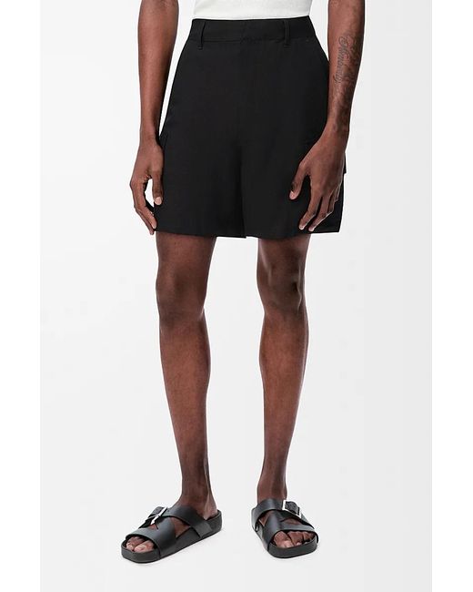Loewe Black Logo Patch Cargo Shorts for men