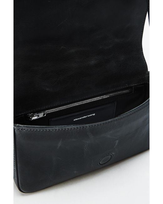 Alexander Wang White Flap Leather Crossbody Bag