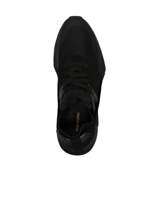 Tom Ford Black Jago Low-Top Sneakers for men