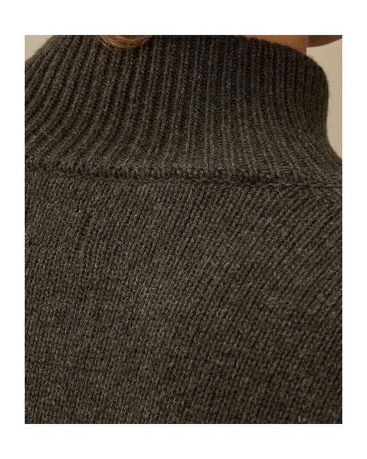 C P Company Green Lens Detailed Turtleneck Cardigan for men