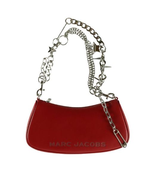 Marc Jacobs Red The Star Charm Shoulder Bag
