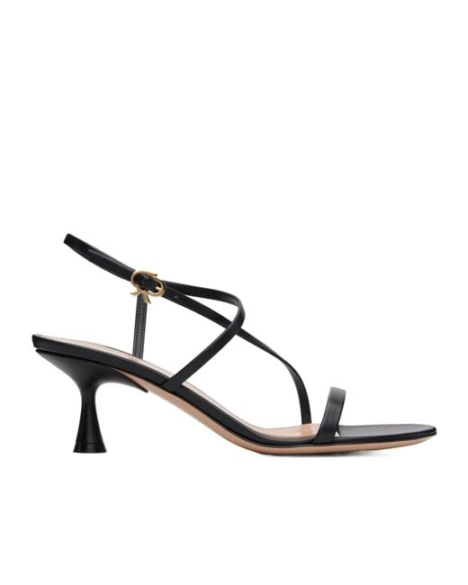 Gianvito Rossi Metallic Strappy 55 Sandals