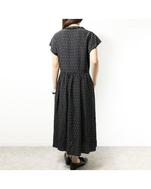 Céline Black Striped Dress