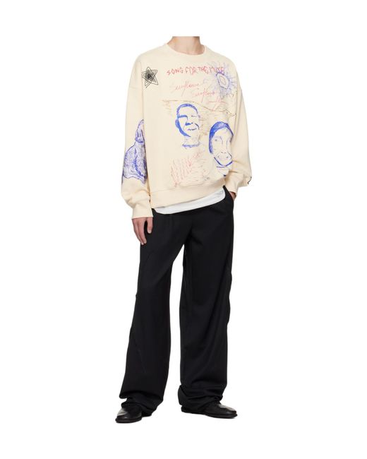Song For The Mute White Logo Sweatshirt for men