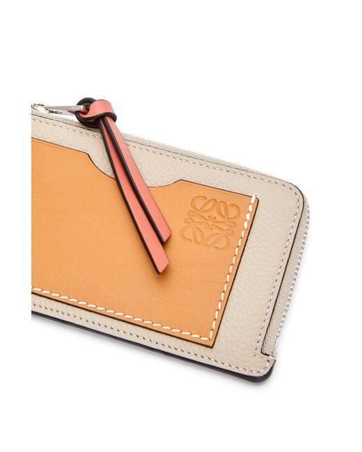 Loewe White Anagram Zipped Cardholder