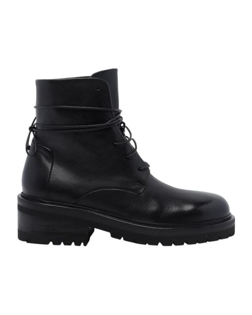 Marsèll Black Marsèll Calzone Lace-Up Ankle Boots