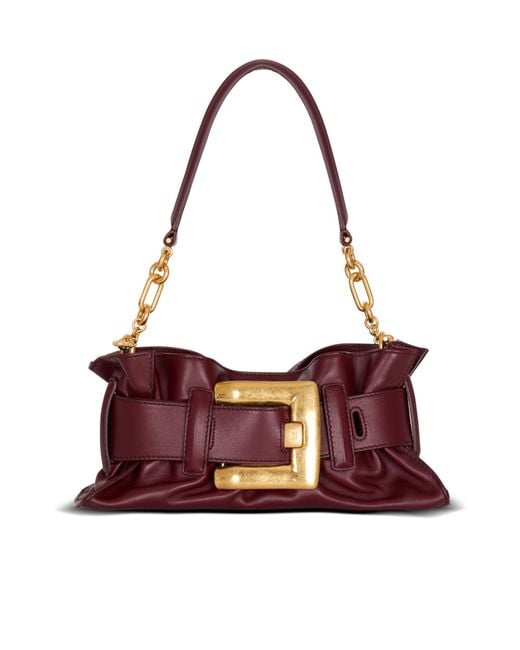 Balmain Purple Mini Anthem Bag
