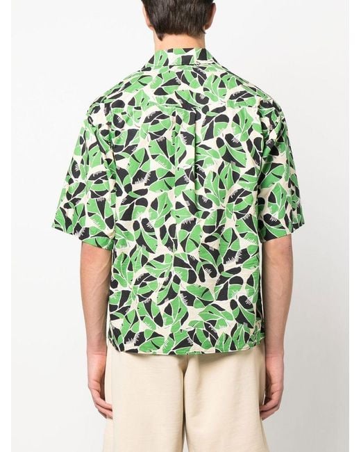 DSquared² Green Printed Shirt for men