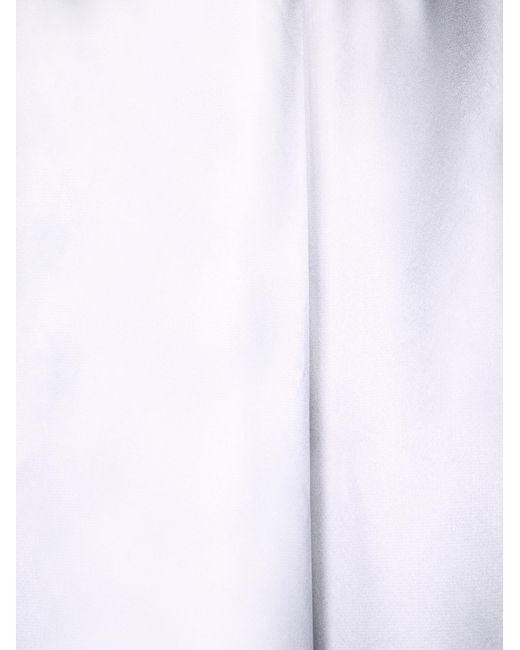Fabiana Filippi Blue Elastic Waist Satin Pants