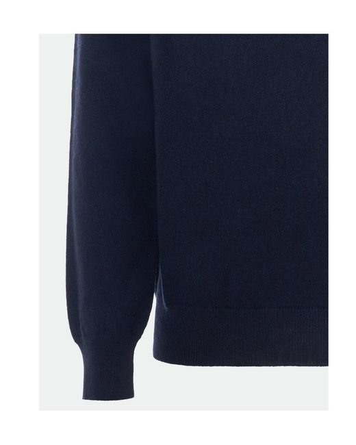 Malo Blue Turtleneck Long-Sleeved Jumper for men