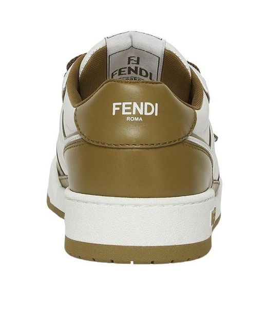 Fendi Multicolor Match Low-Top Sneakers