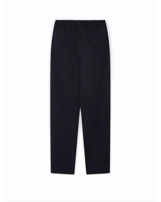 Bottega Veneta Blue Straight Leg Trousers for men