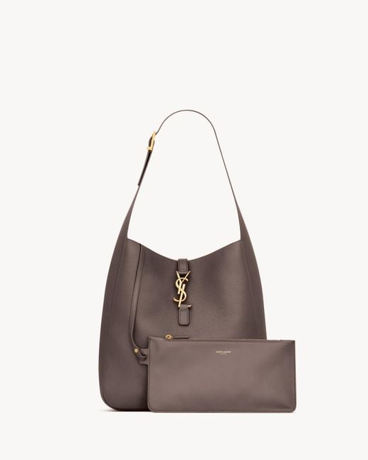 Saint Laurent Brown Le 5 À 7 Supple Large