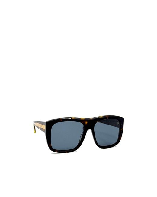 Stella McCartney Blue Eyewear Square Frame Sunglasses