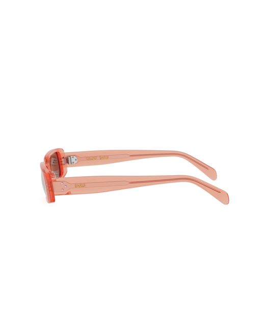 Céline Pink Rectangular Sunglasses