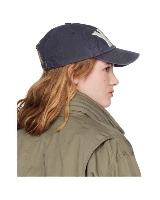 OPEN YY Blue Yy Heart Bone Baseball Cap