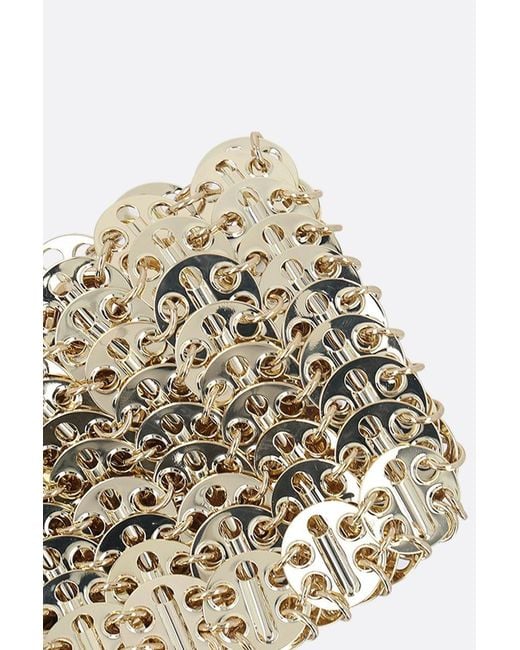 Rabanne Metallic Rabanne 1969 Nano Chained Mini Shoulder Bag