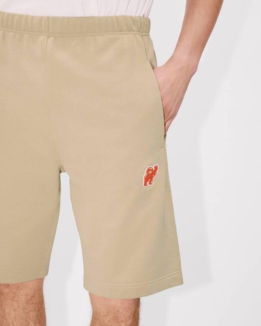 KENZO Natural Elephant Logo' Embroidered Short for men