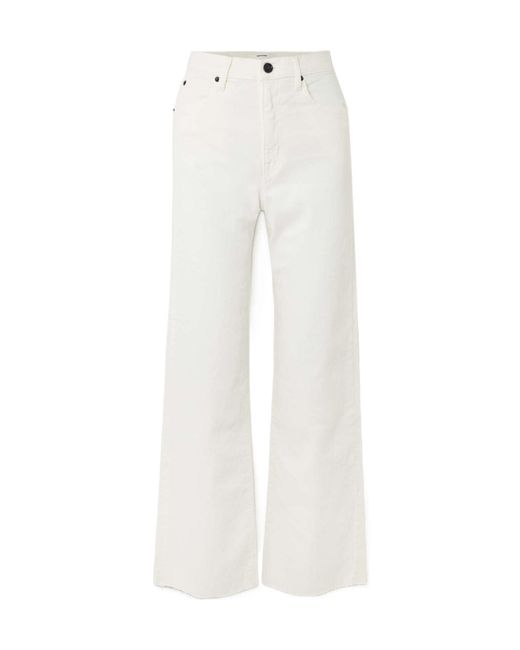 SLVRLAKE Denim White Belt Loop Jeans