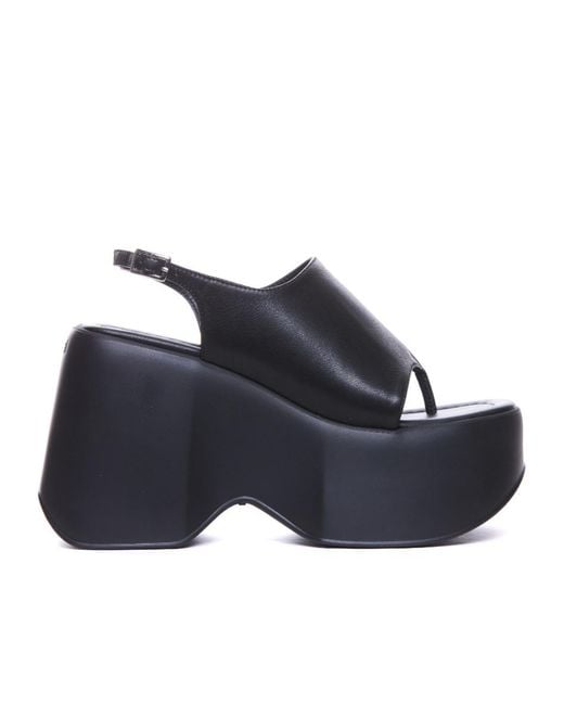 Vic Matié Blue Sensory Platform Heeled Sandals