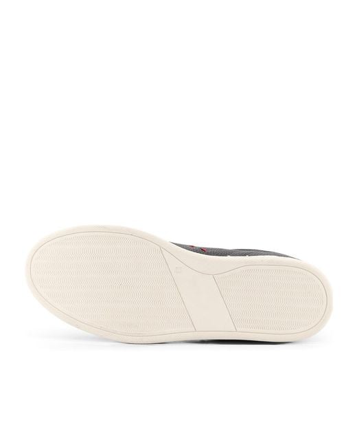 Kiton Black Round Toe Lace-Up Sneakers for men