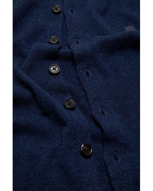Acne Blue Buttoned Cardigan